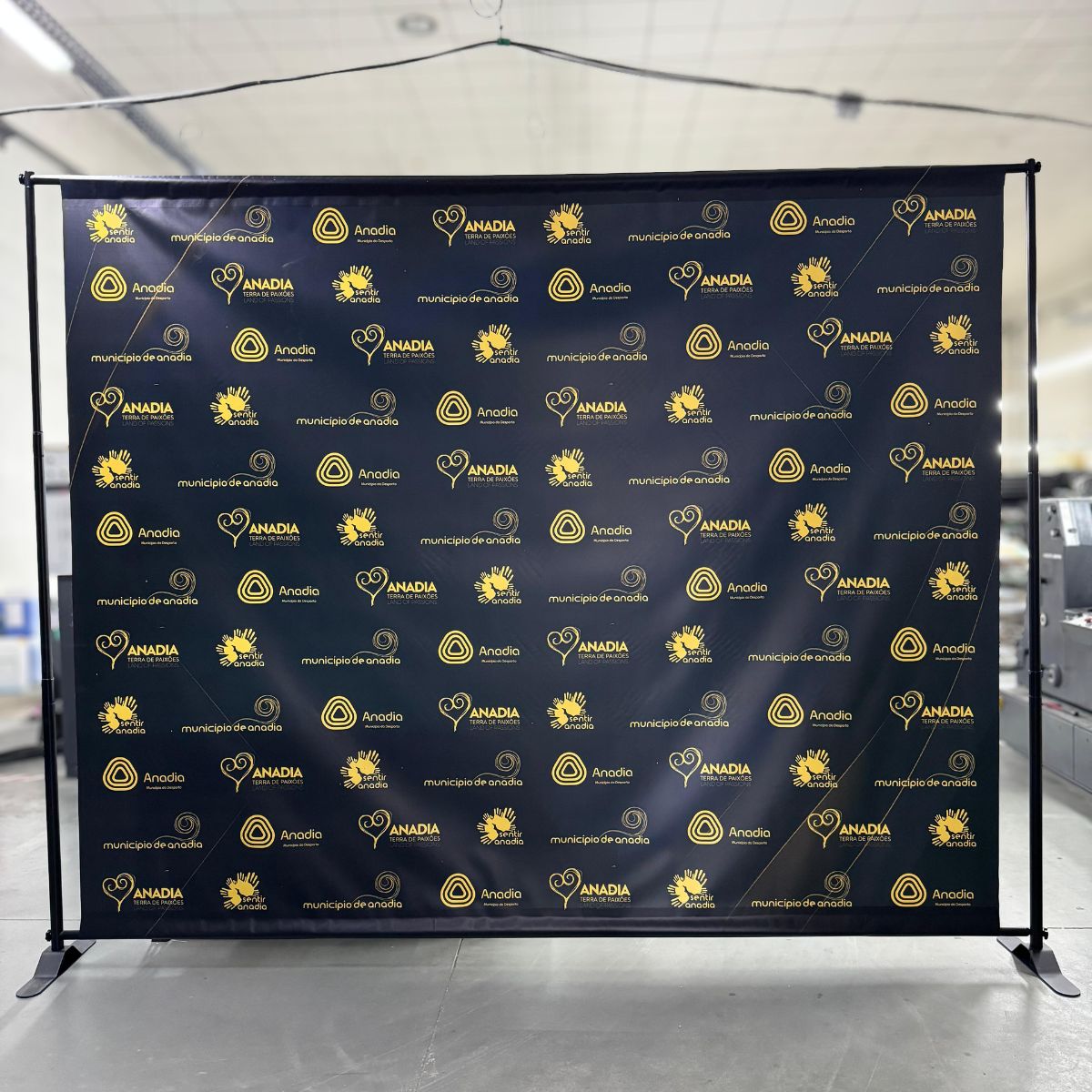 Lona para fundo em eventos